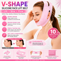 V-Line Facial Lift Mask – Silicone Jaw & Chin Shaping Band, Adjustable Face Contouring Beauty Belt