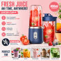 Portable Blender l USB Rechargeable | Powerful 6-Blade Personal Smoothie & Juice Maker